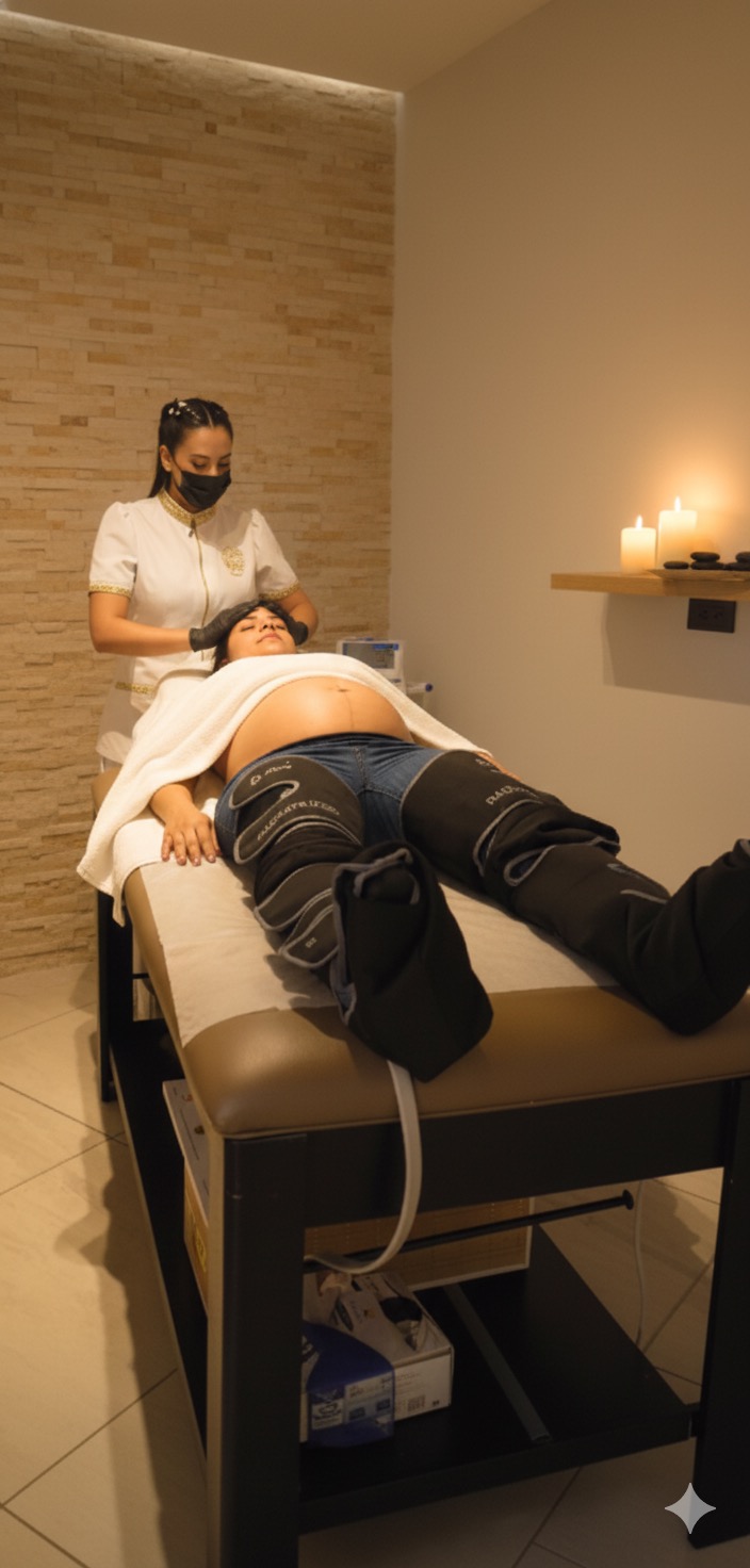 Masaje prenatal terapéutico